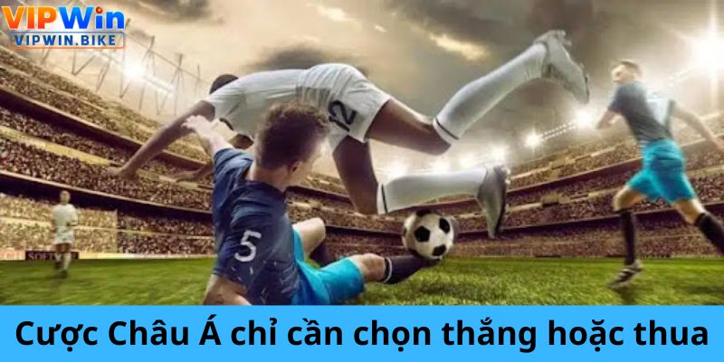 Cược Châu Á chỉ cần chọn thắng hoặc thua